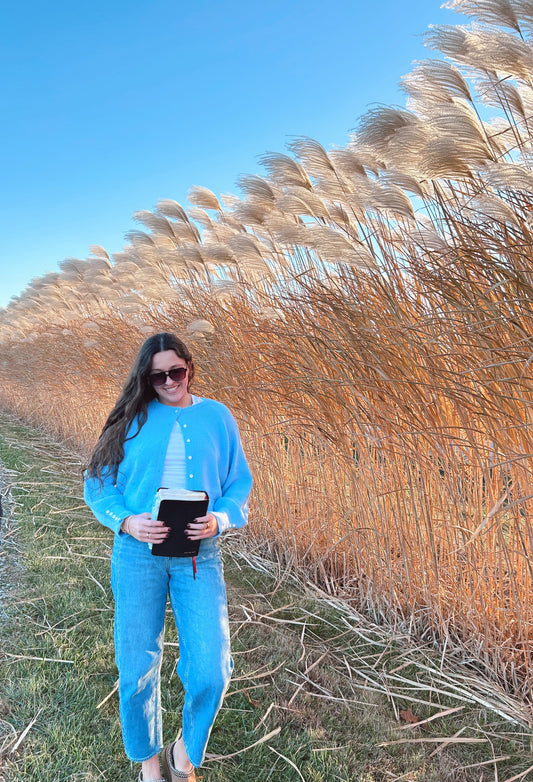 The Liza Light Blue Cardi
