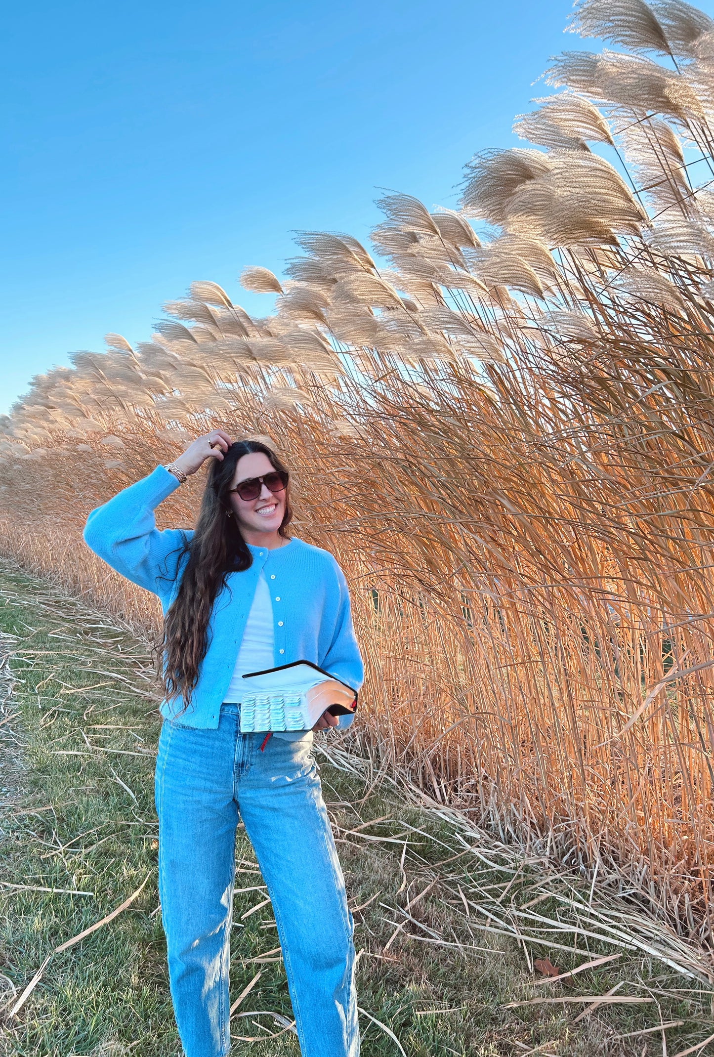 The Liza Light Blue Cardi