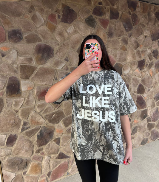 Love Like Jesus Christian graphic tee – Sixteen Fifteen Collective