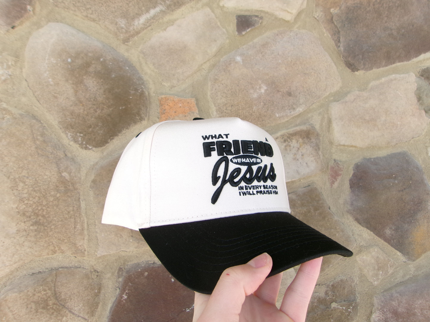 Friend In Jesus trucker hat