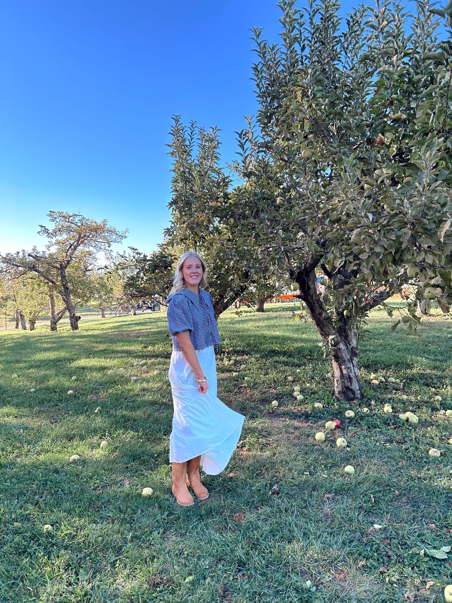 Pretty in Plaid Tie Top, black