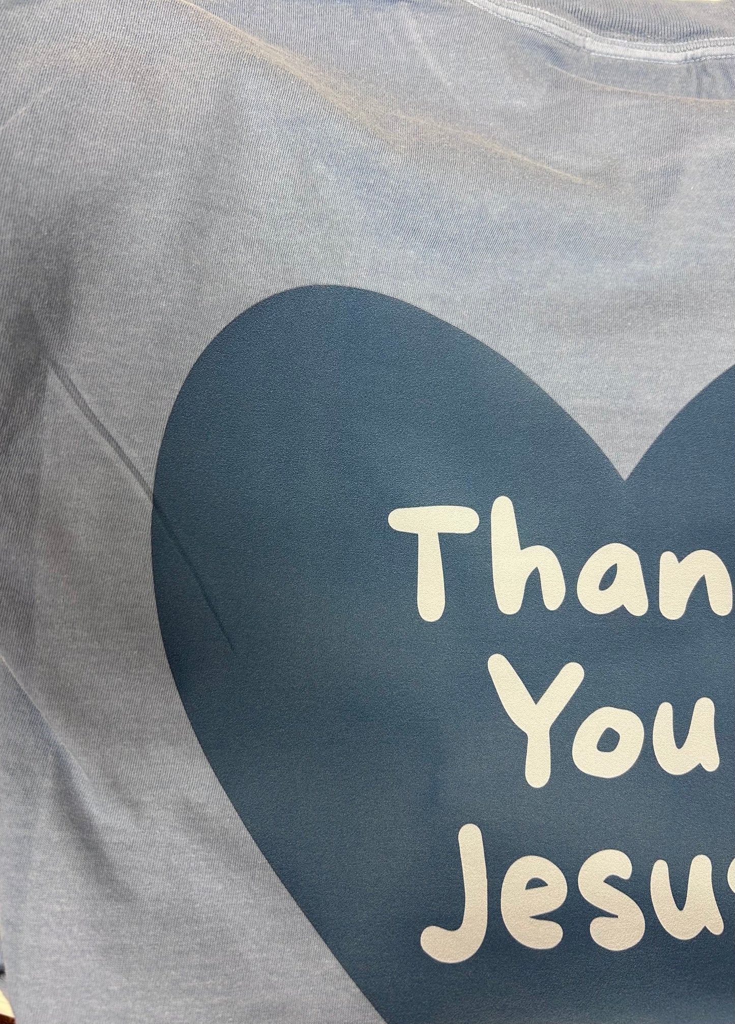 TYJ blue tee, XL whoopsie