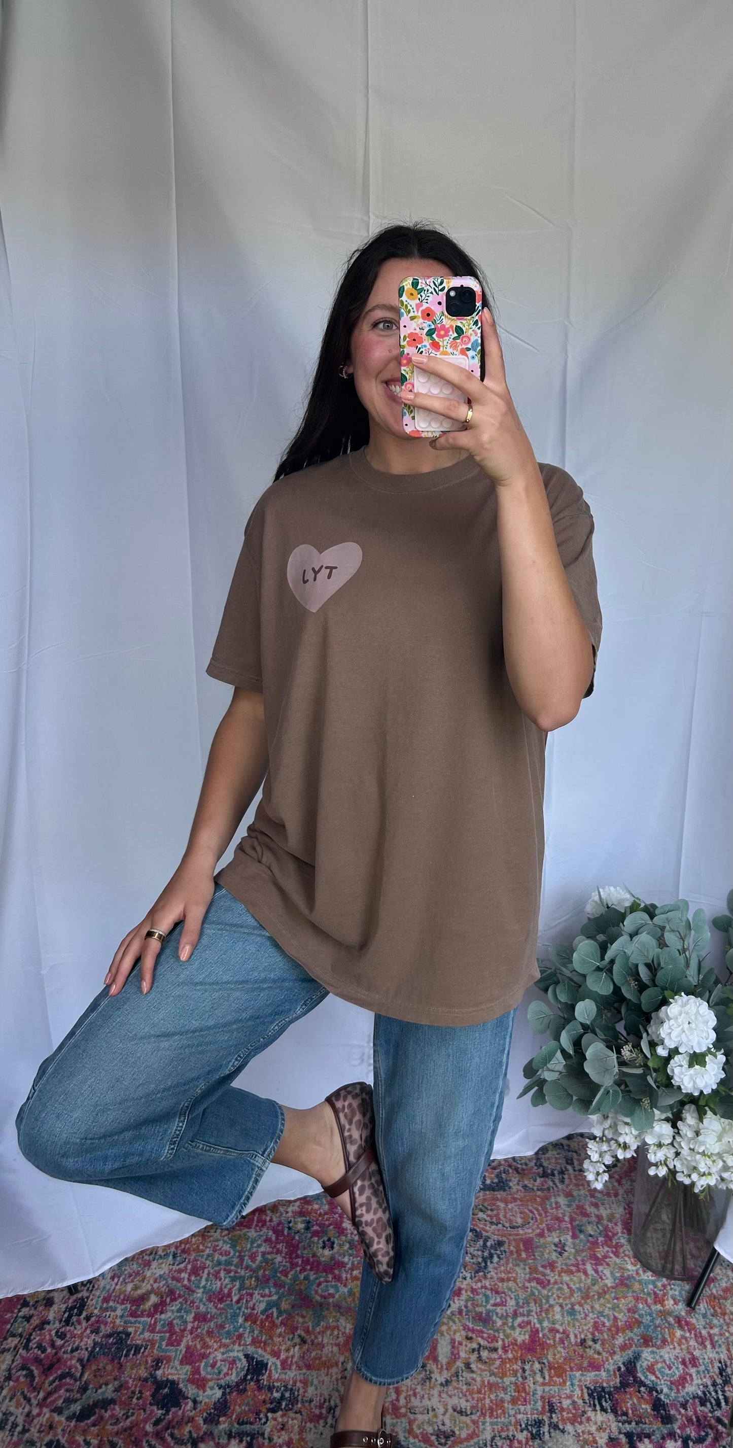 TYJ Comfort Colors Graphic Tee, espresso